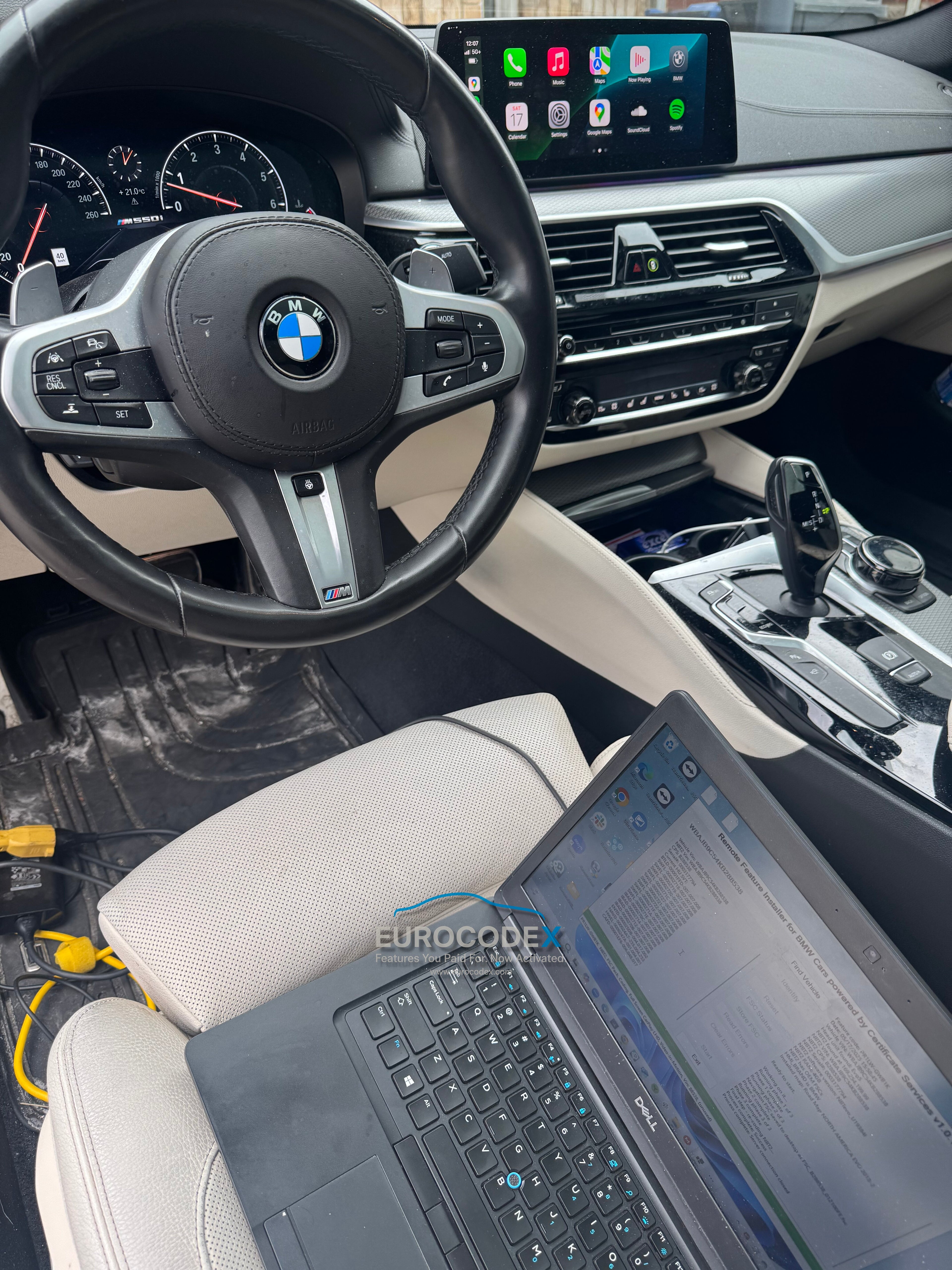 BMW / MINI COOPER Apple CarPlay - Fullscreen - Screen Mirroring (Android Only) - Video In Motion (USB / DVD)